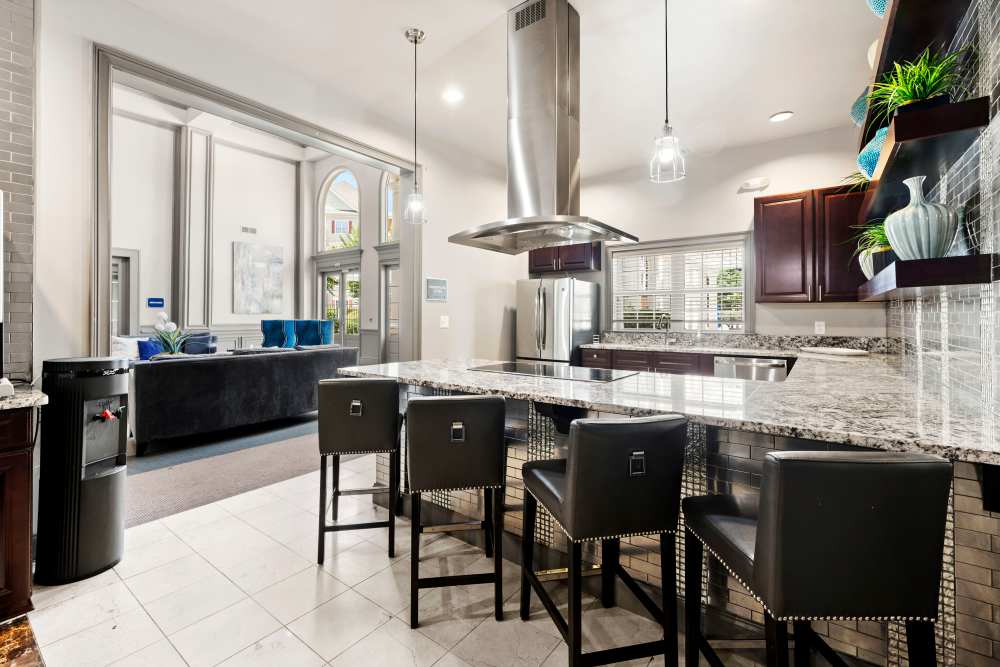 Community lounge at The Cedars at Johns Creek in Johns Creek, Georgia