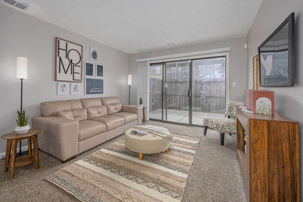 Bedroom area of Cornerstone Crossing in Columbus, Ohio