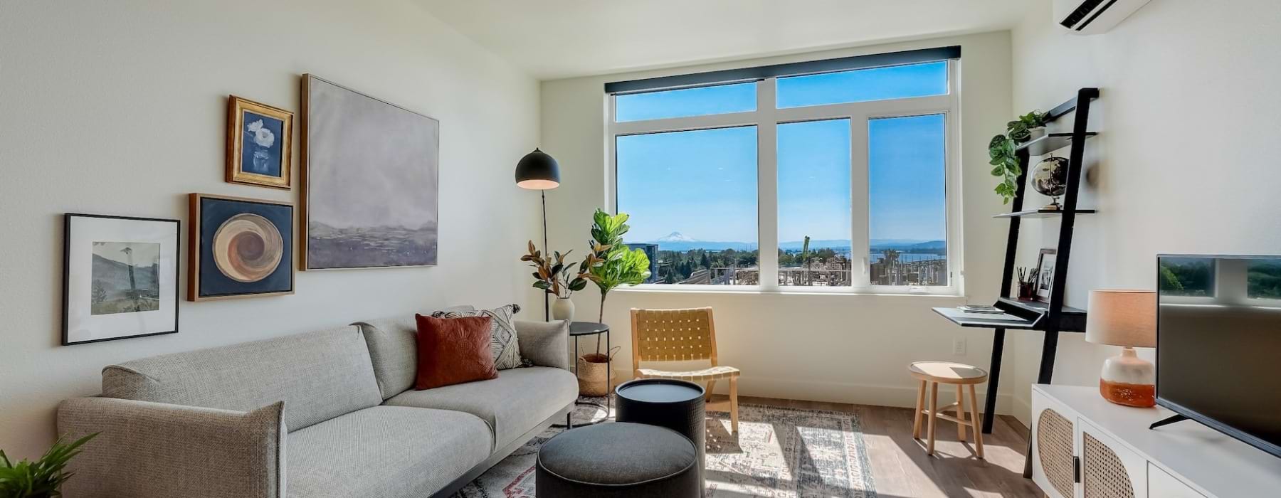 city views from a Vancouver waterfront apartment at The Miller