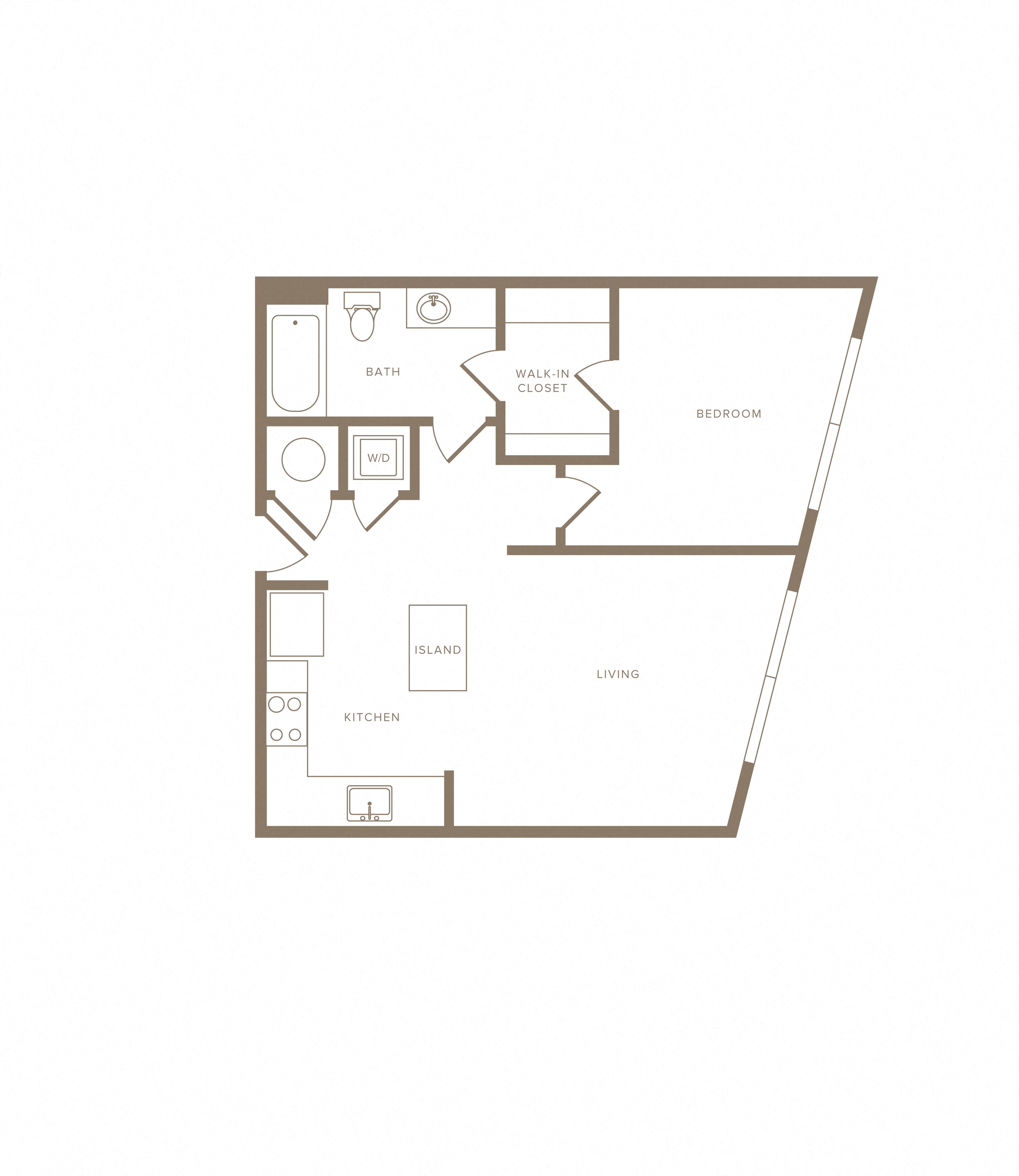 Apartment A-235 floorplan
