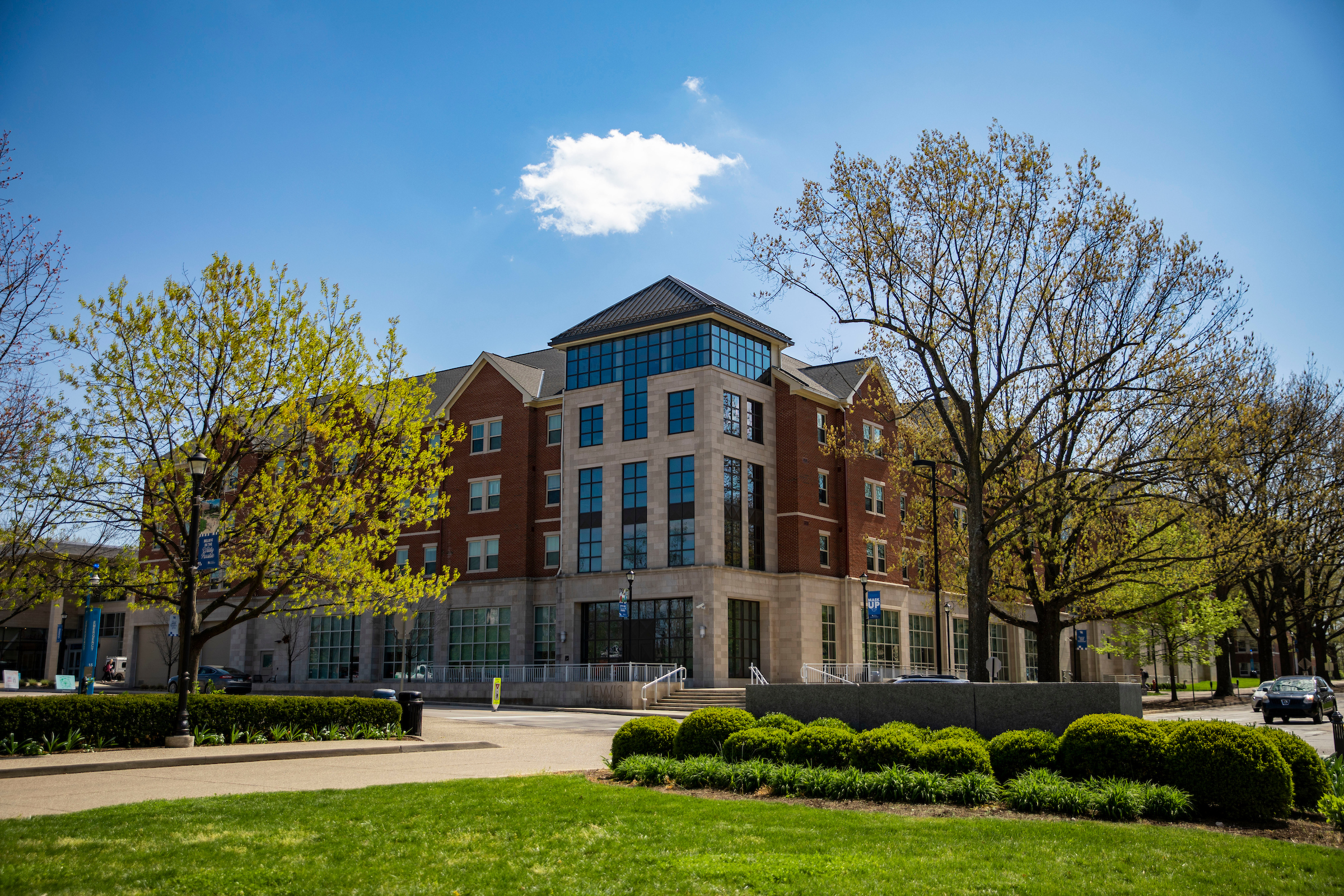 Exterior image of Lewis Hall