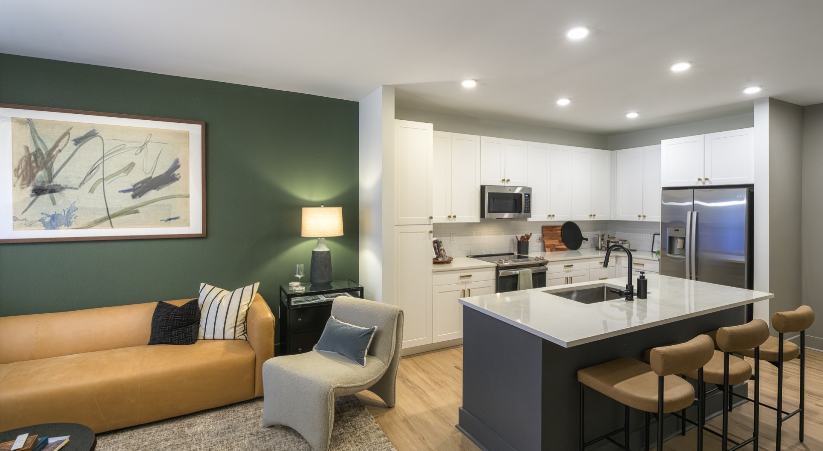 Spacious kitchens with thoughtful details