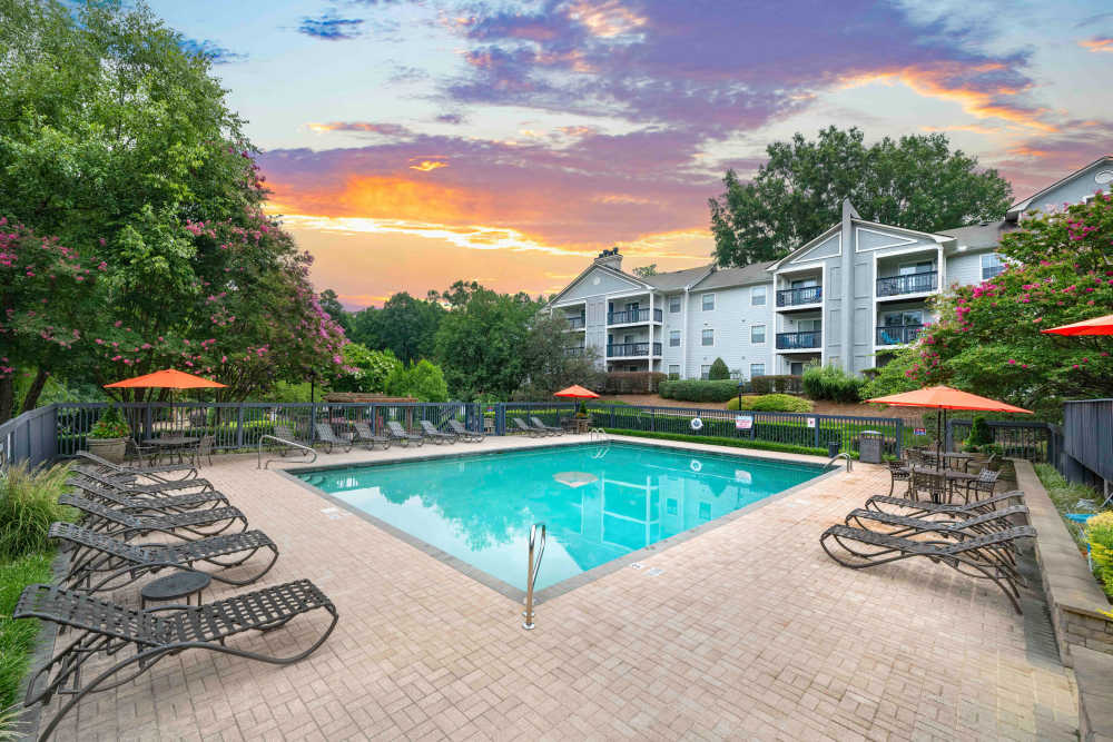 Swimming pool at The Ellery of Cary in Cary, North Carolina