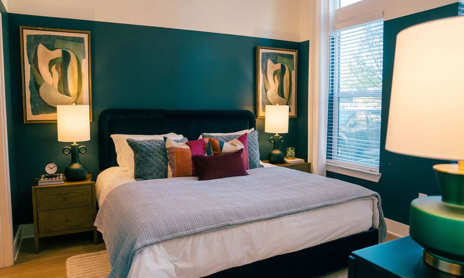 Bedroom with Light and Bright Oversized Window at The Assembly in North Charleston, South Carolina