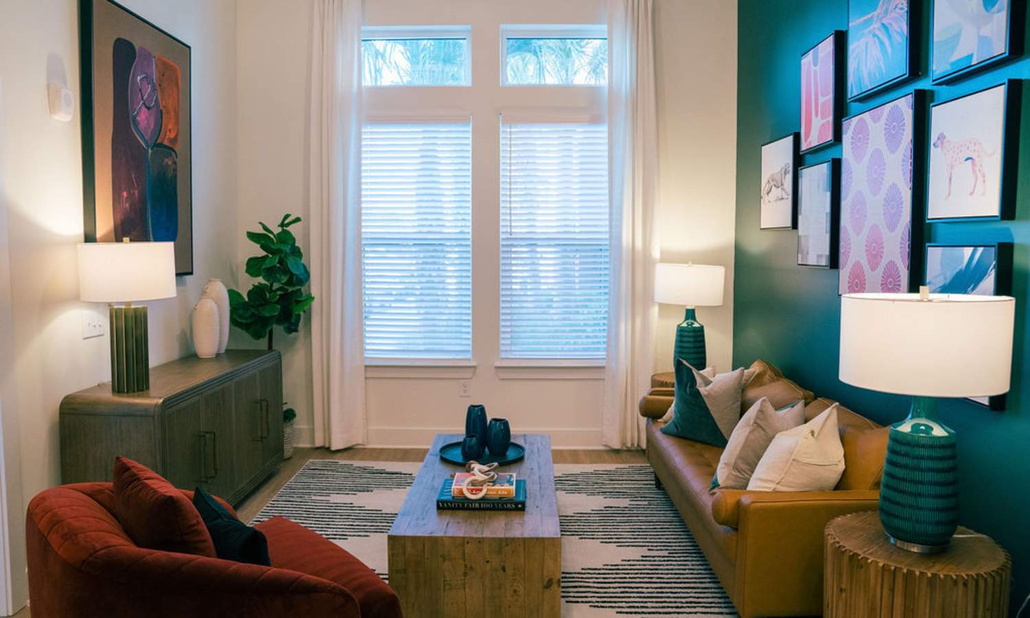 Modern-Style Living Room at The Assembly in North Charleston, South Carolina