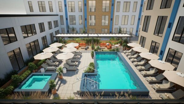 resort-style swimming pool