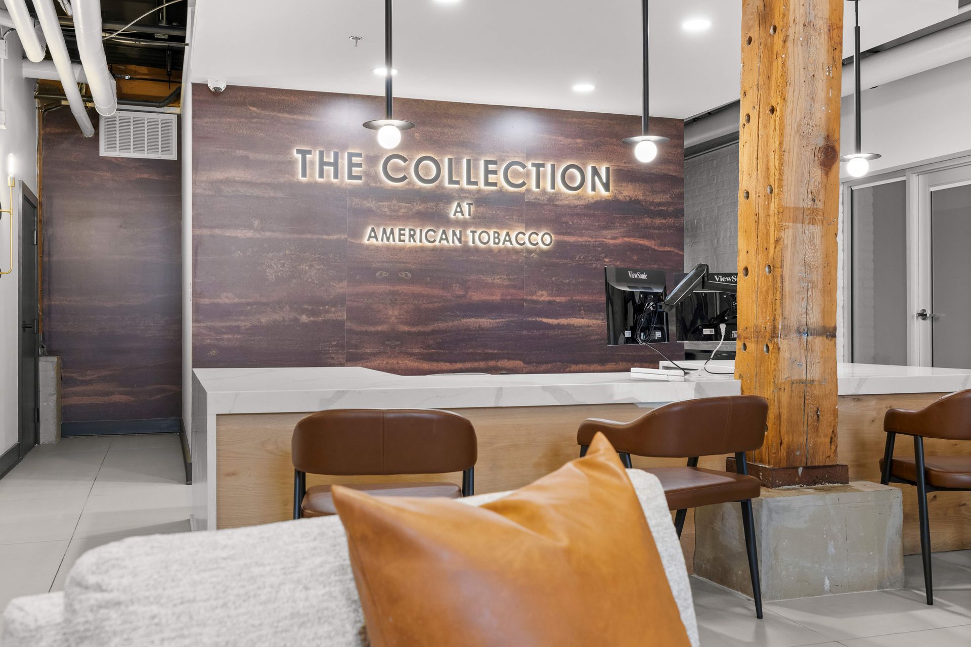 Reception area with 