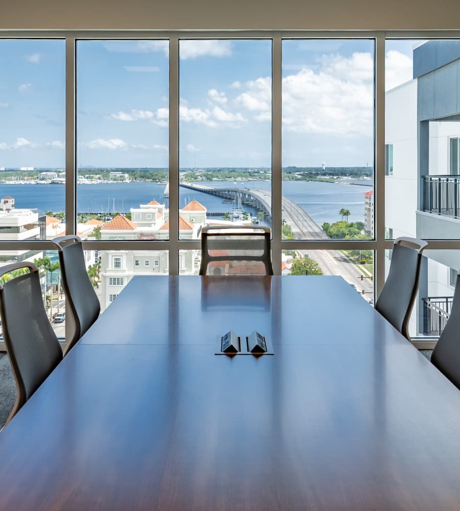 Conference room at Nine20 Manatee in Bradenton, Florida