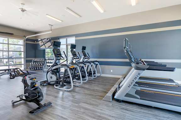 Fitness Center at The Villas at Germantown Apartments in Memphis, TN