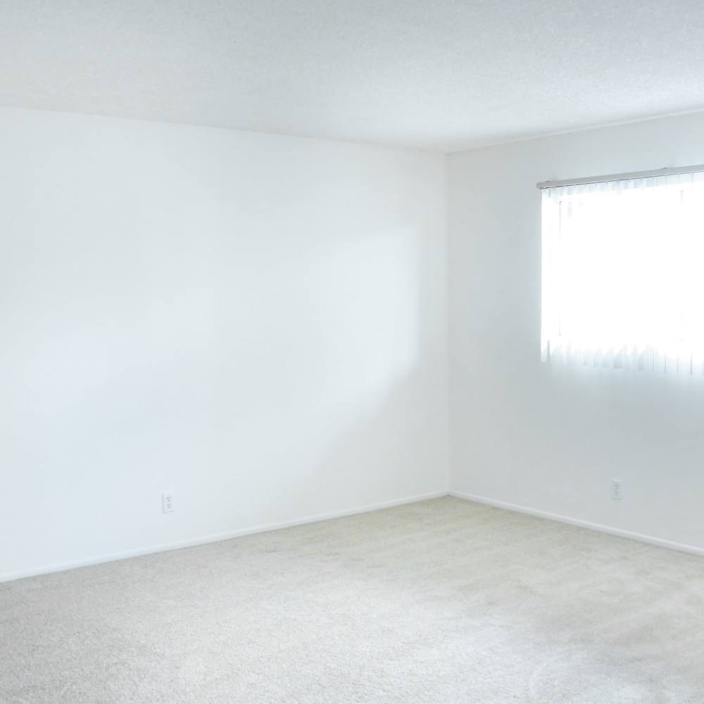 Well lit living room at Huntington Reef in Huntington Beach, California