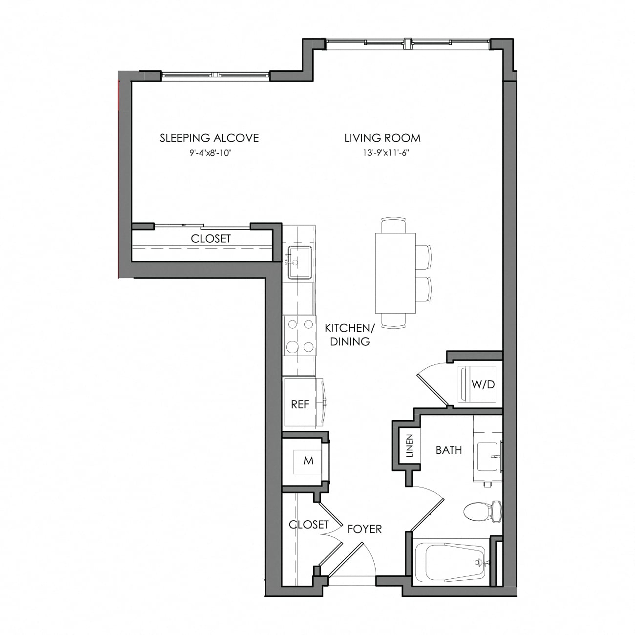 Apartment 3033 floorplan