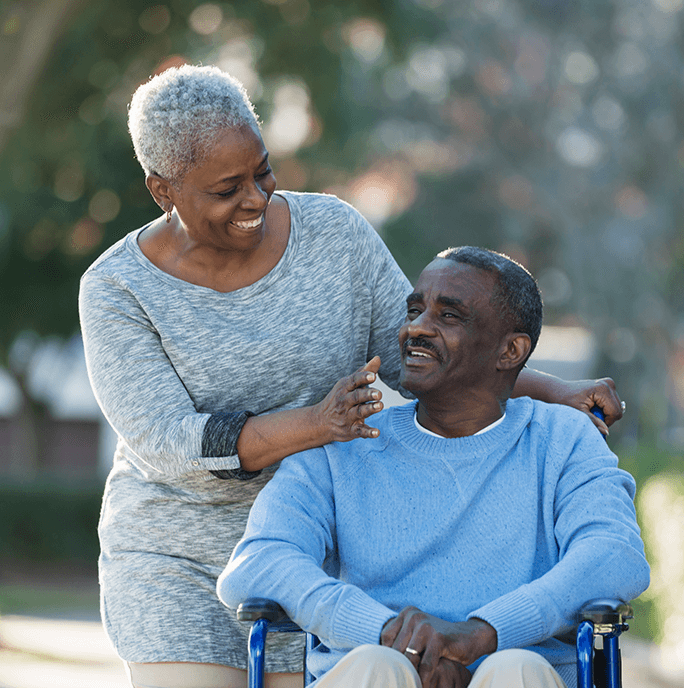 man in wheelchair