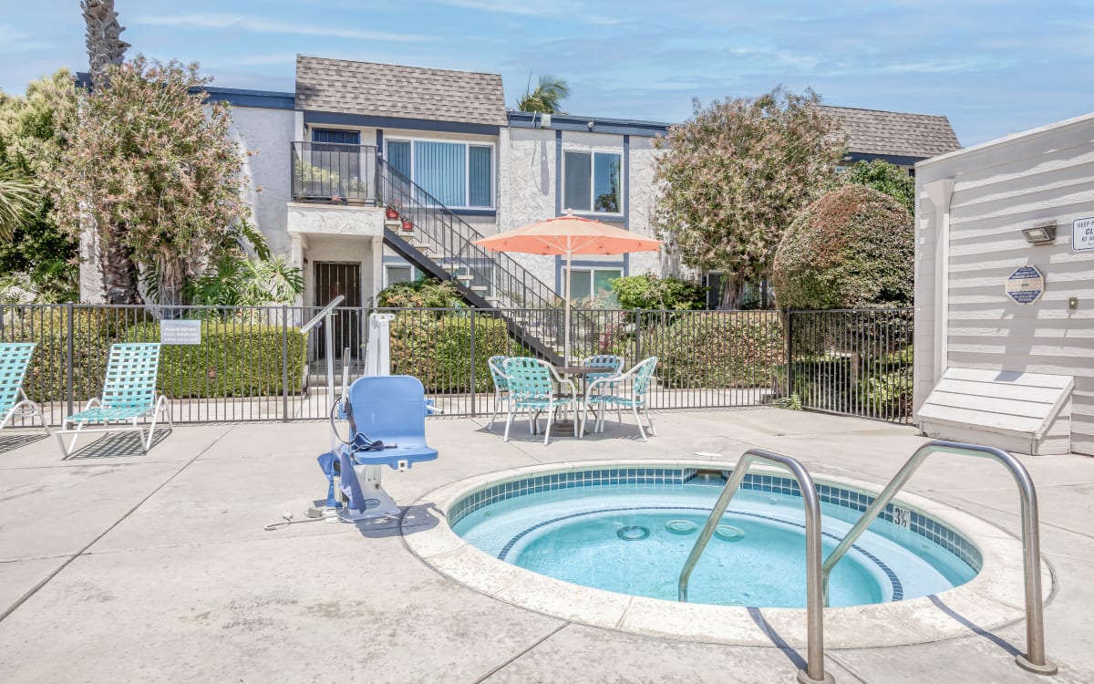 Spa at Huntington Pointe Apartments in Huntington Beach, California