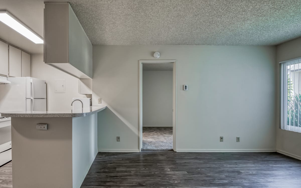 Kitchen at Huntington Pointe Apartments in Huntington Beach, California