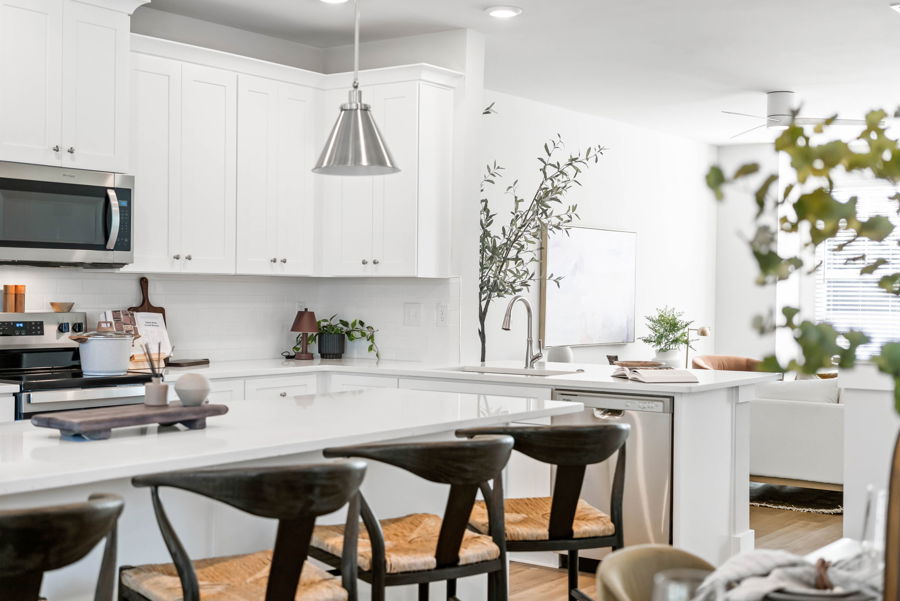 single family kitchen