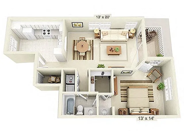 1 Bedroom Downstairs Luxe