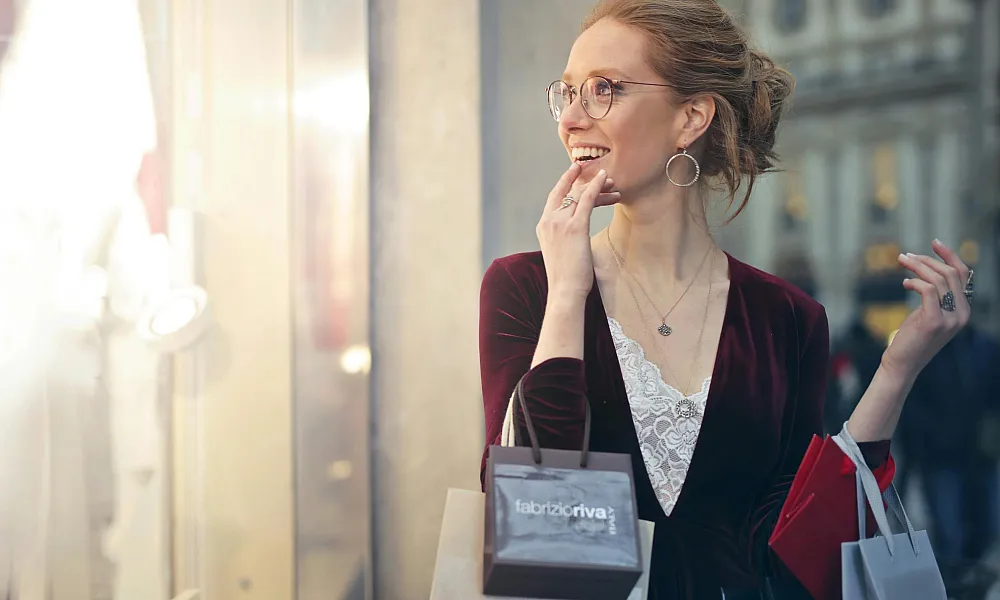 Woman shopping