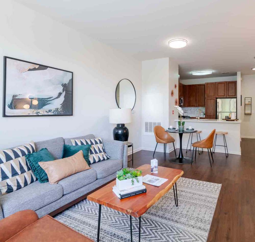 Living room at Sofi Lyndhurst in Lyndhurst, New Jersey
