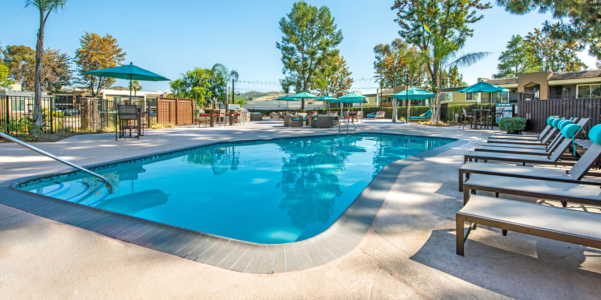 Swimming pool in Poway, California, at Sofi Poway