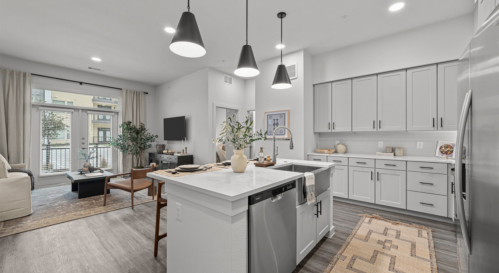 Spacious kitchens with thoughtful details