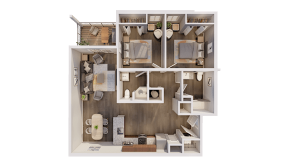 a bedroom floor plan of a 2100 sq ft house