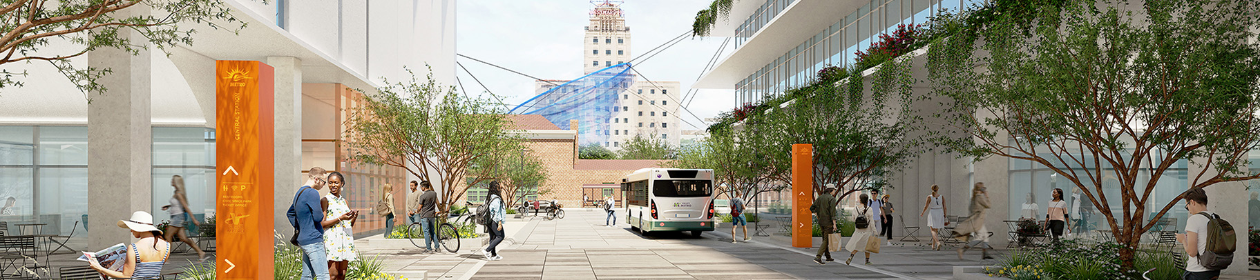Central Station north drive view
