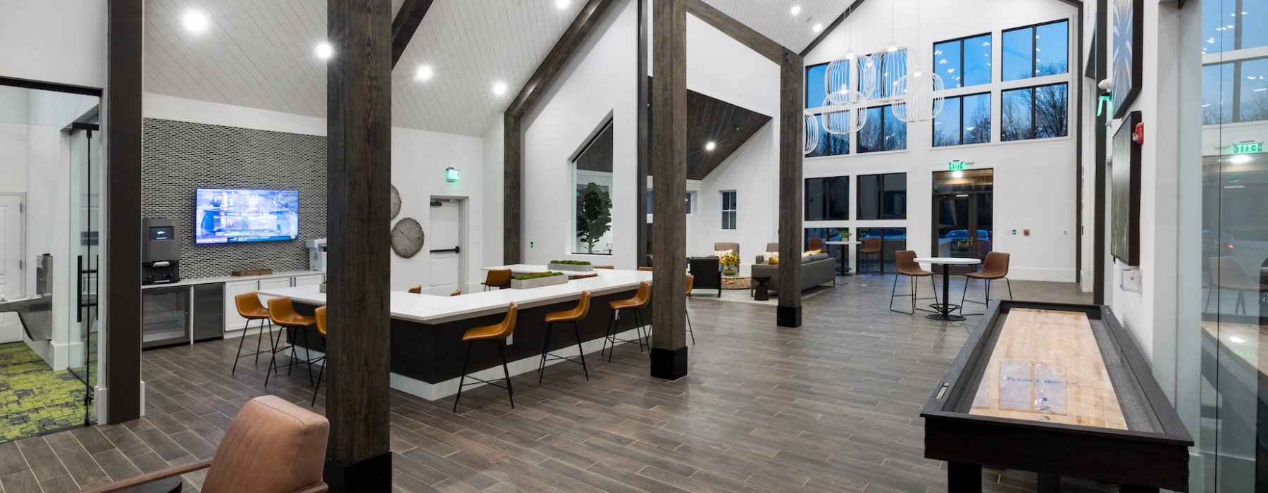 clubhouse with game room