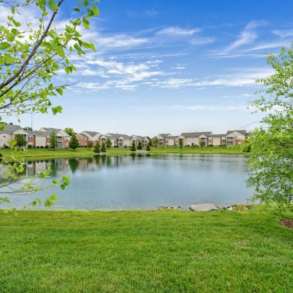 Scenic Duck Pond at Cumberland Pointe in Noblesville, Indiana