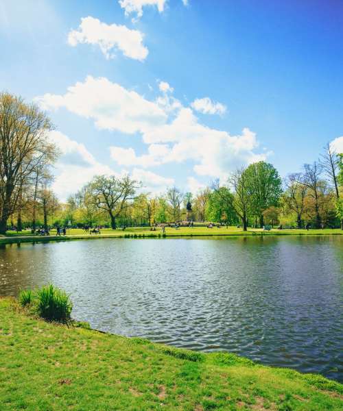 Pond near Penn Square II in Baltimore, Maryland
