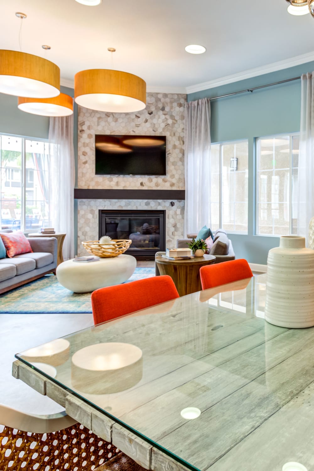 Community clubhouse at Sofi Westview in San Diego, California