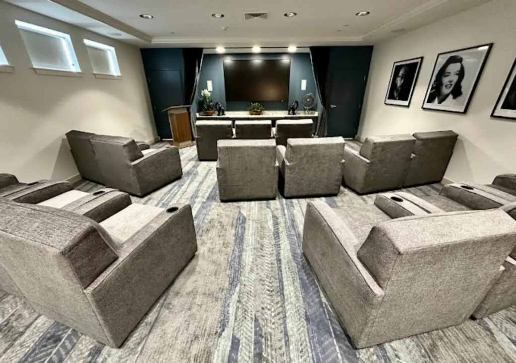 movie theater at community