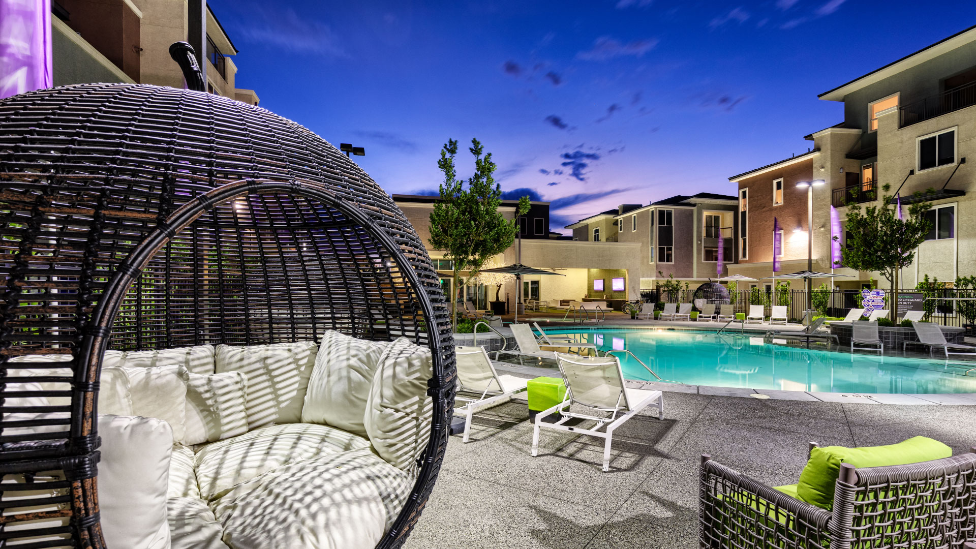 Elysian at The District pool area