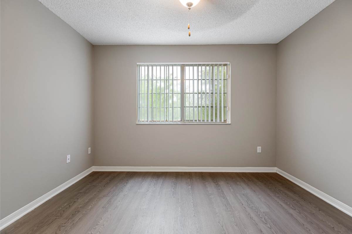 Unfurnished bedroom at The Allara Apartments, Boynton Beach, Florida