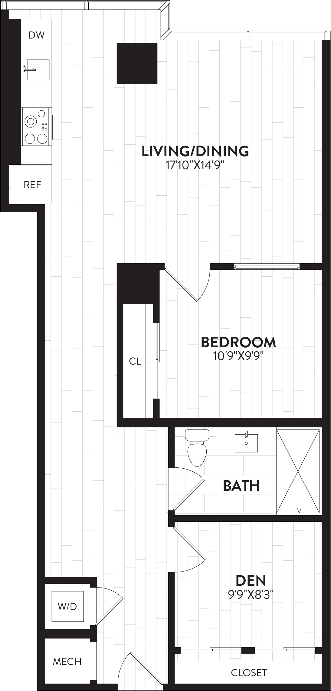 Floor Plan Image of Apartment Apt 0906A