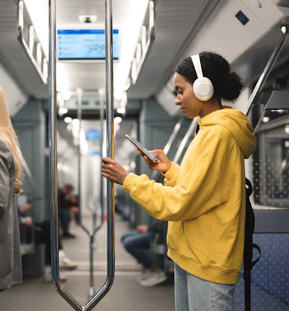 Two Women on the Bus