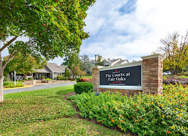 Property Signage at The Courts at Fair Oaks, Virginia, 22030
