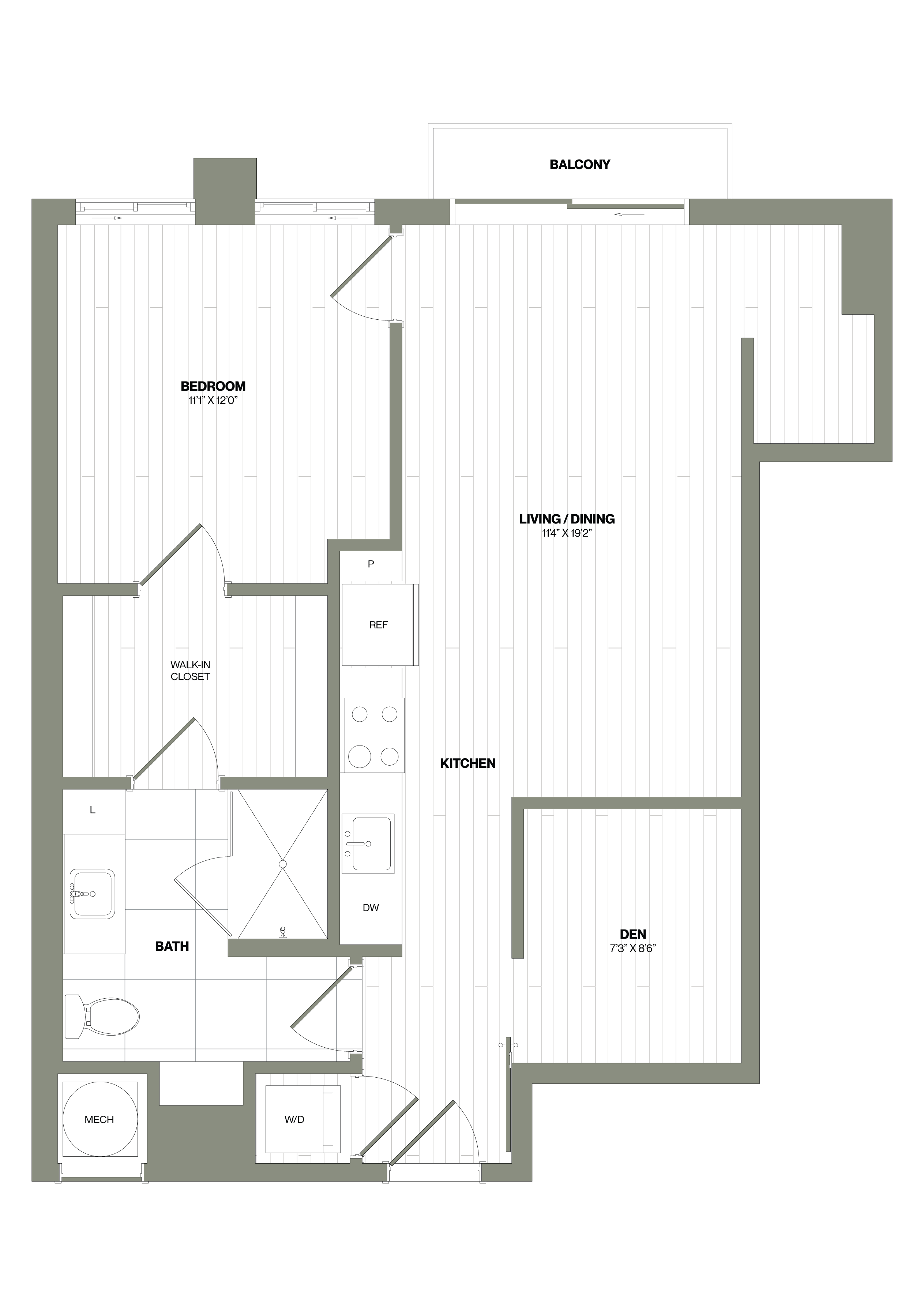 Floor Plan Image of Apartment Apt 1001