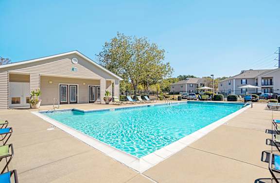 Swimming Pool at Grand at Pearl Apartments in Pearl, MS