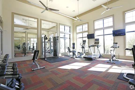 Fitness Center at Mansfield on the Green Apartments in Mansfield, TX