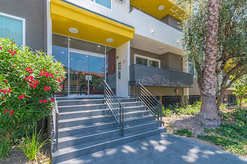 Exterior main building entrance
