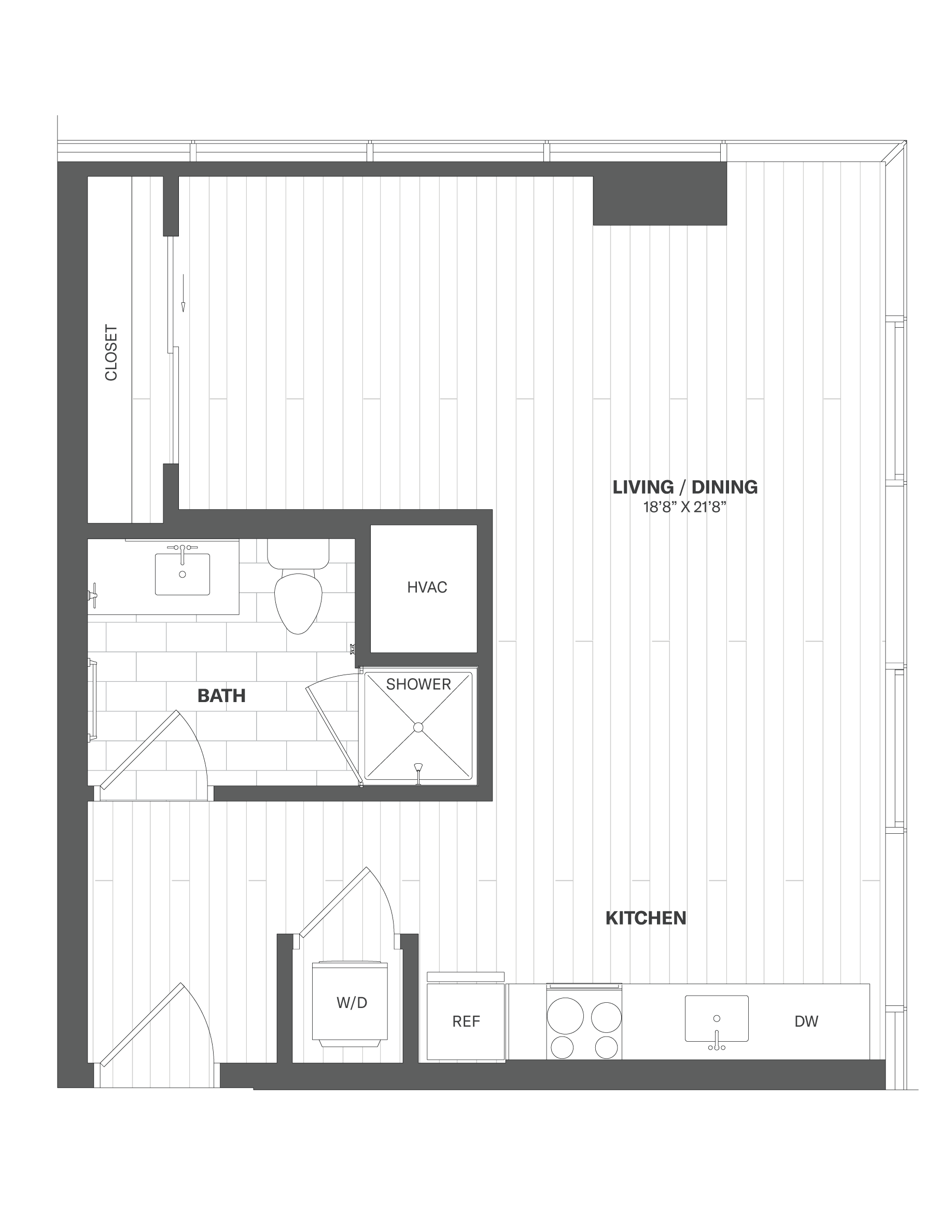 Apartment 2111 floorplan