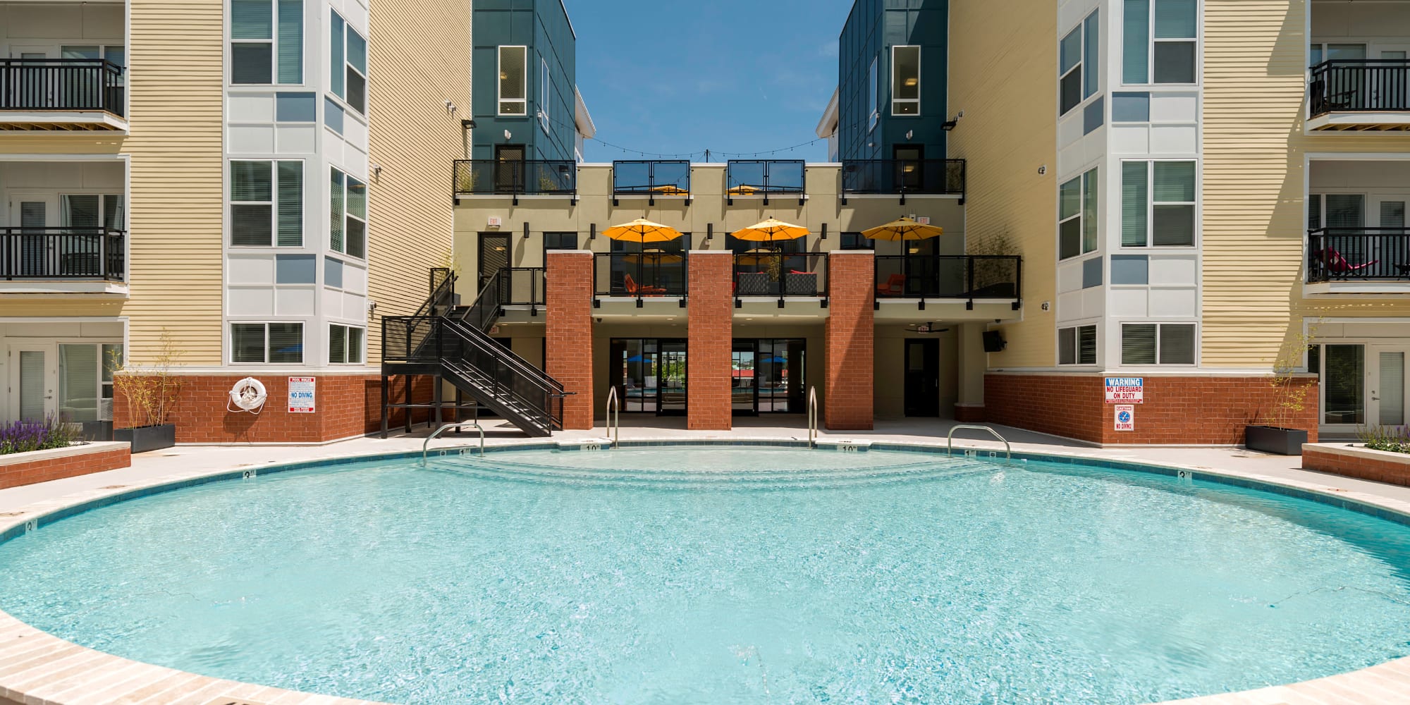 Swimming pool at Element at Ghent in Norfolk, Virginia