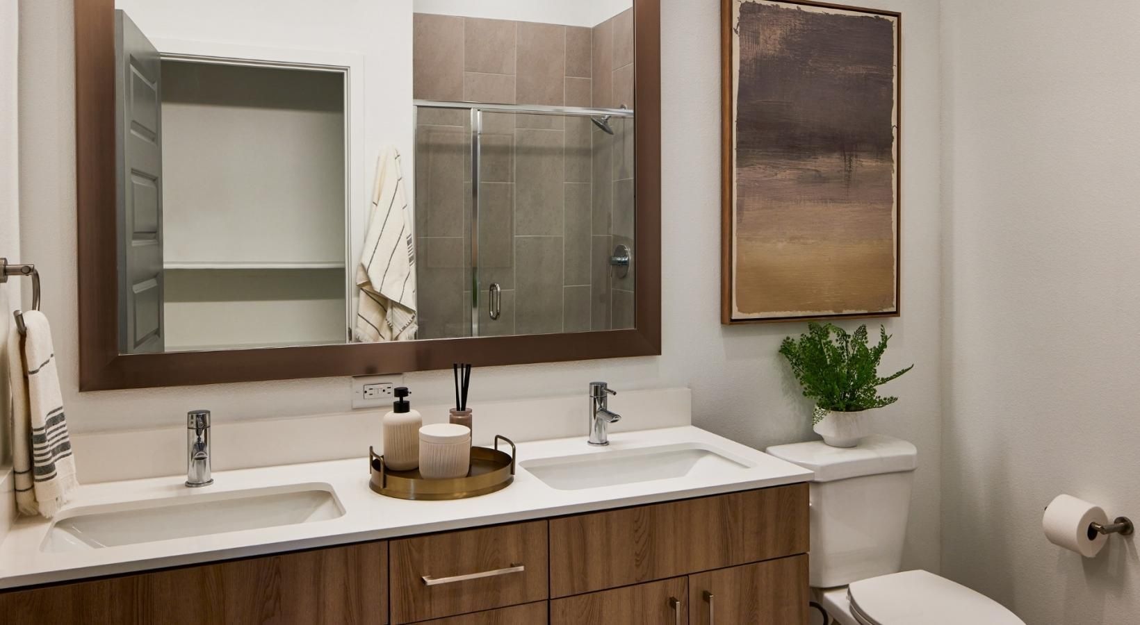 Spacious Bathroom with Deep Soaking Tub
