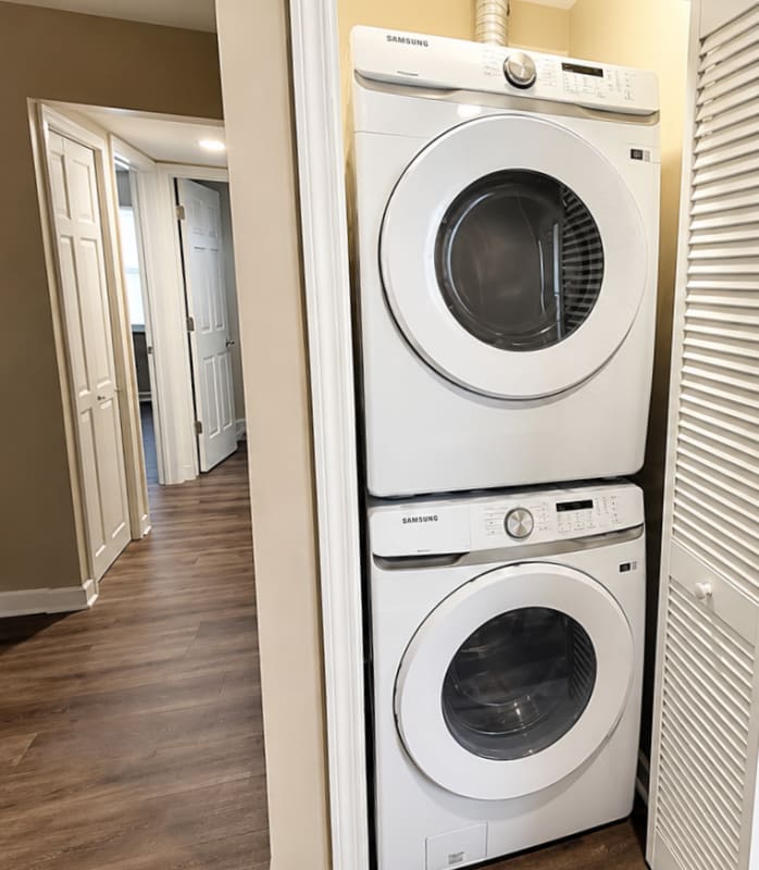 Washer and Dryer at Charleston Square Apartments in Columbus, Indiana