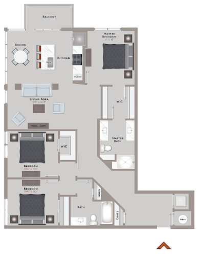3 Bed 2 Bath