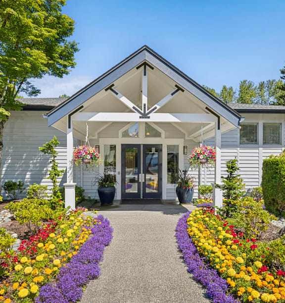 Parker Landing Apartments in Renton, Washington Clubhouse Exterior