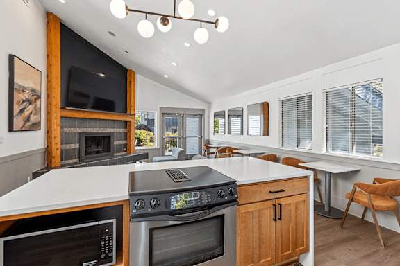 Copper Ridge Apartments in Renton, Washington Clubhouse Kitchen