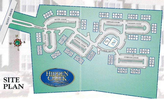 Hidden creek property map