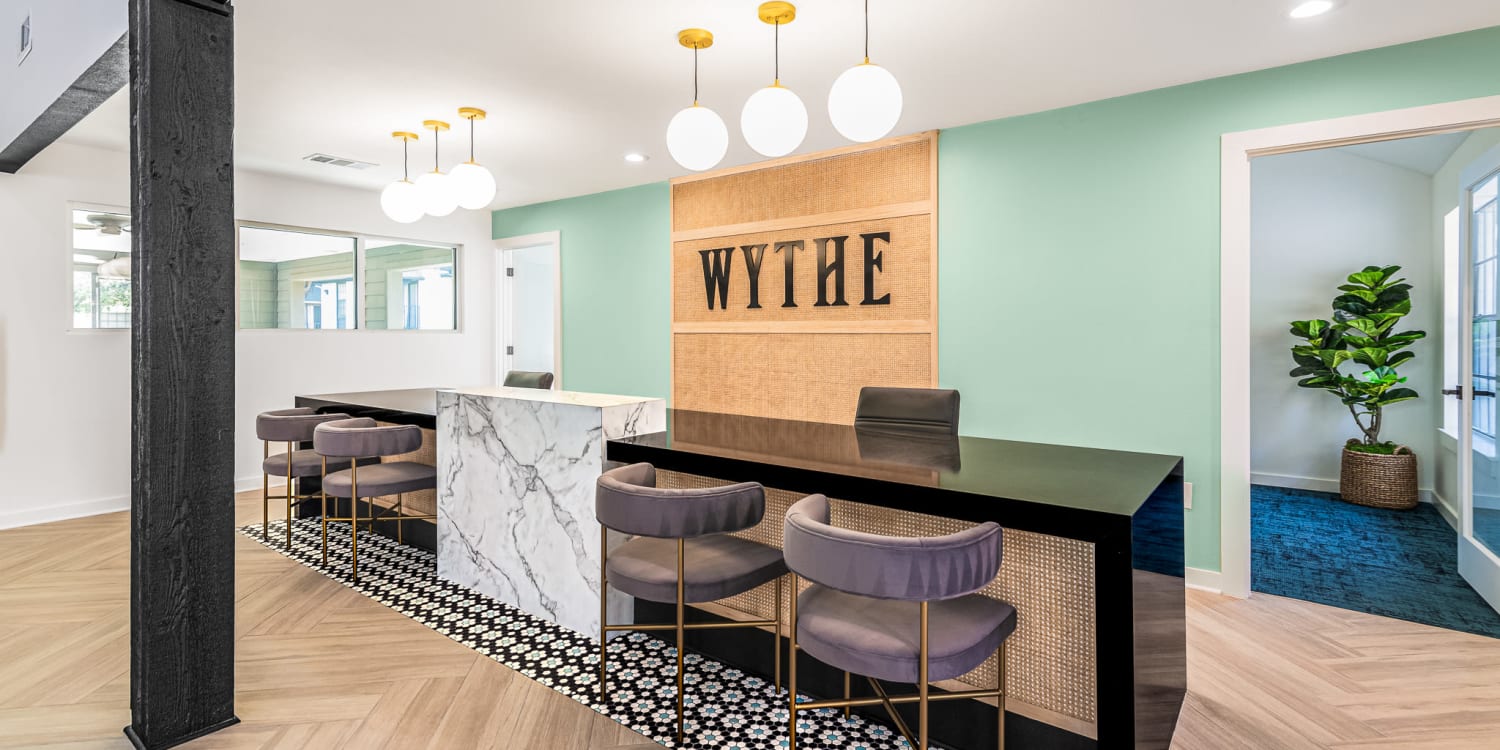 Luxury apartments at Wythe Apartment Homes in Irving, Texas