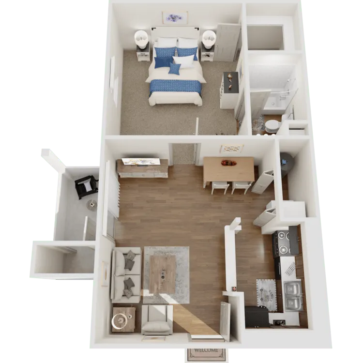 mini map of 360 tour of floor plan
